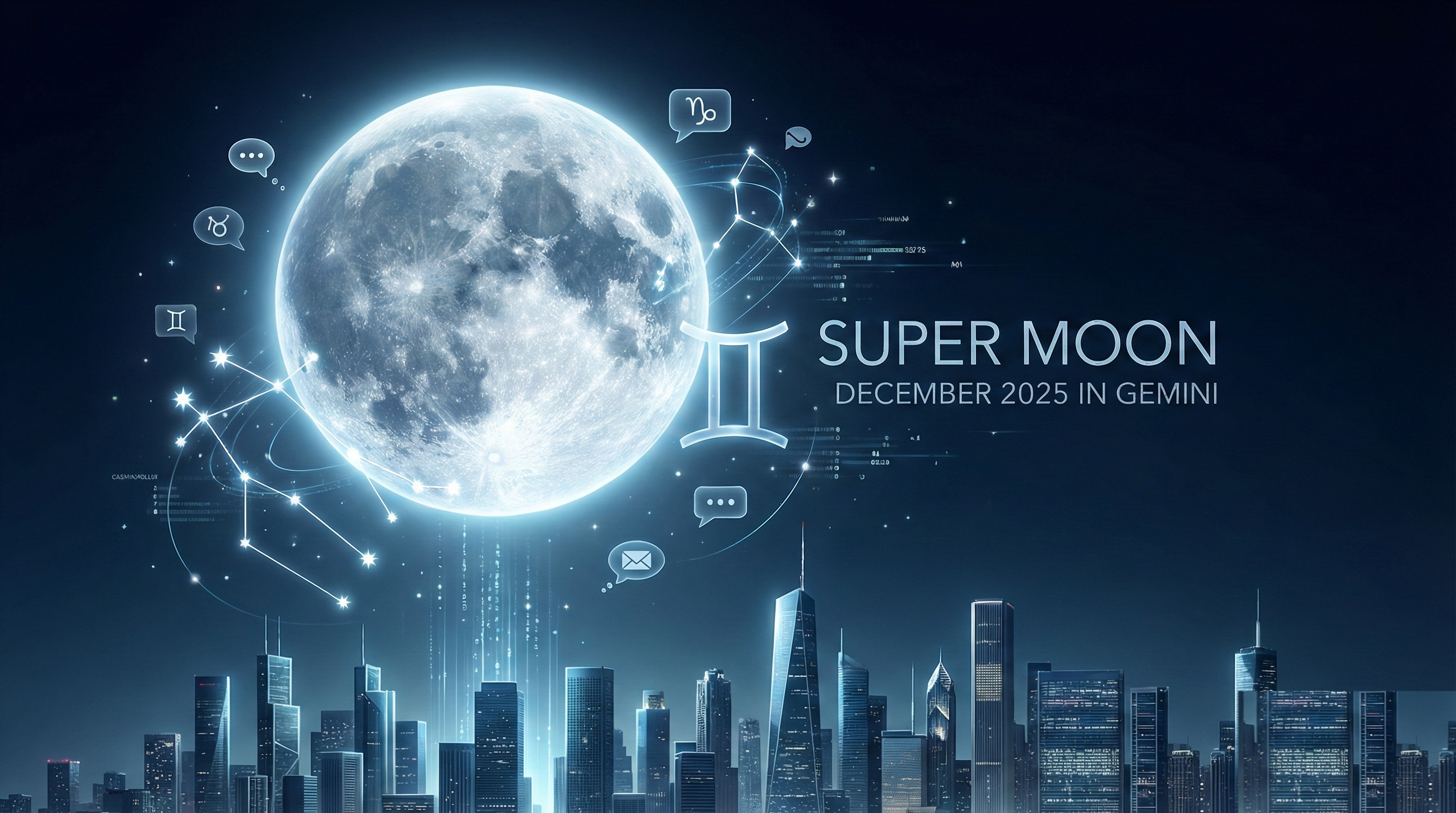 Super Moon December 2025 in Gemini: A Cosmic Tidal Wave of Transformation